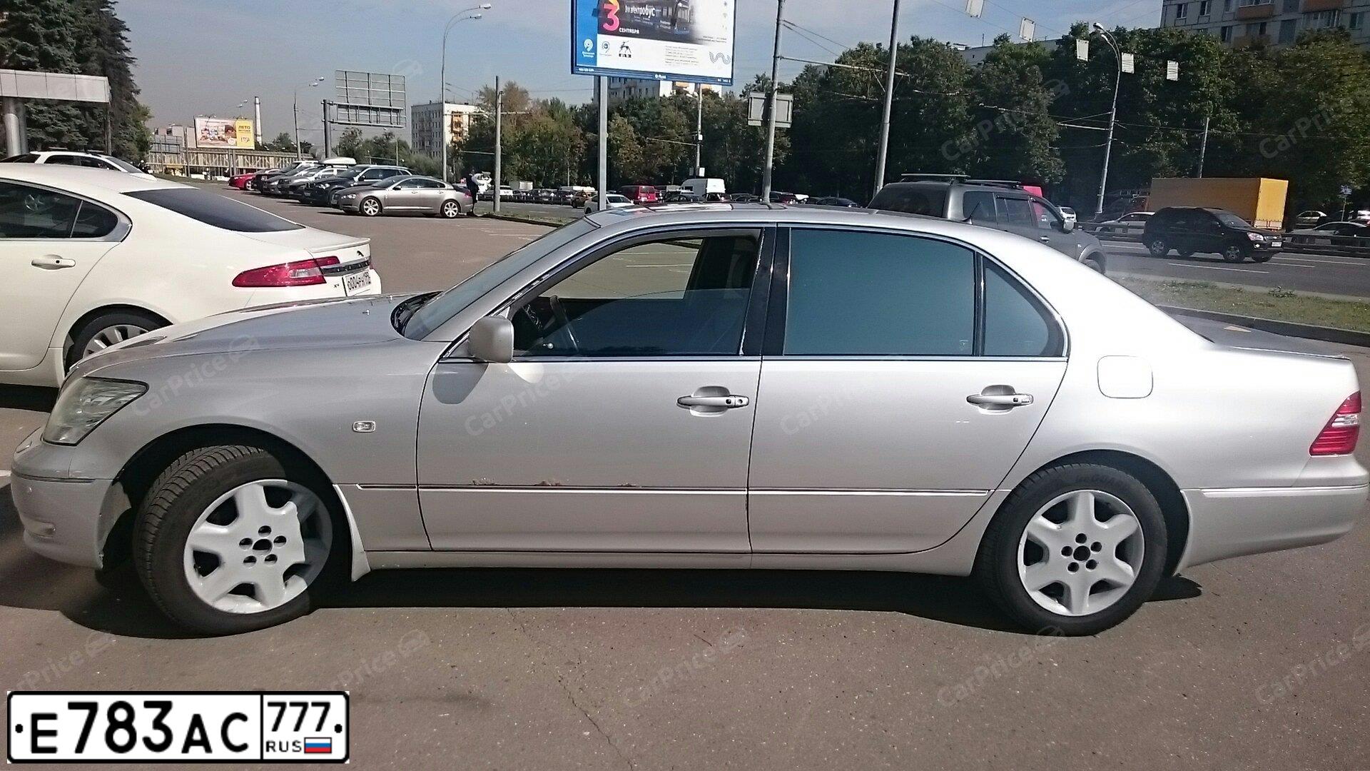 Фото автомобиля LEXUS LS, 2006 — госномер У532ТР57. Цвет: Серебристый