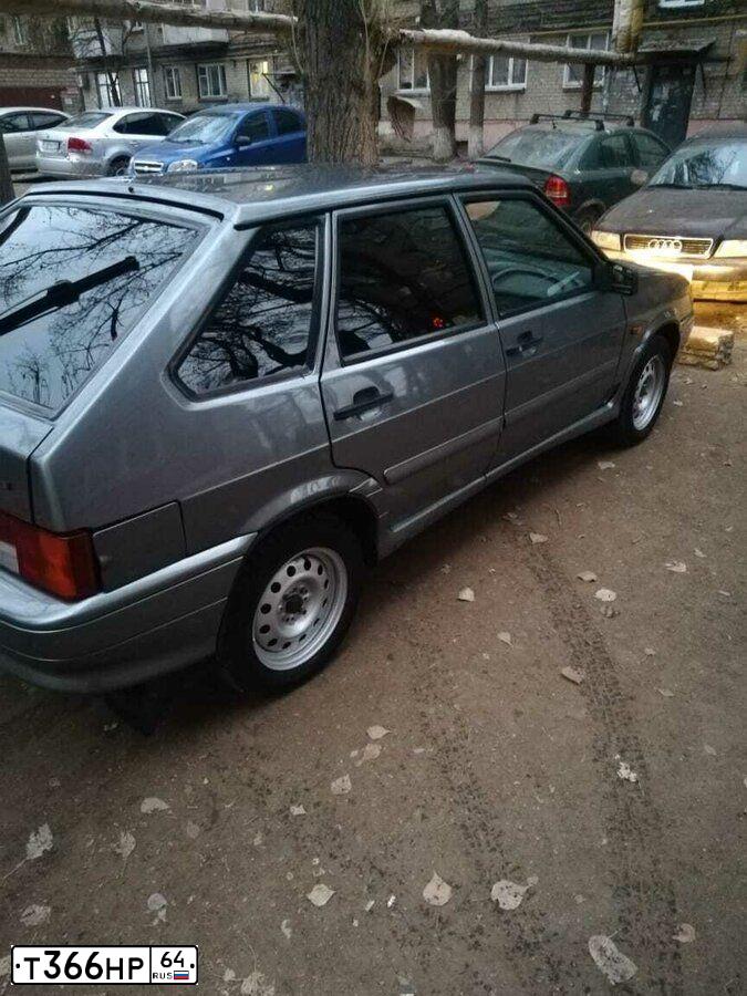 Фото автомобиля LADA 2114 SAMARA, 2013 — госномер Т366НР64. Цвет: СЕРО ЗЕЛЕНЫЙ МЕТАЛЛИК
