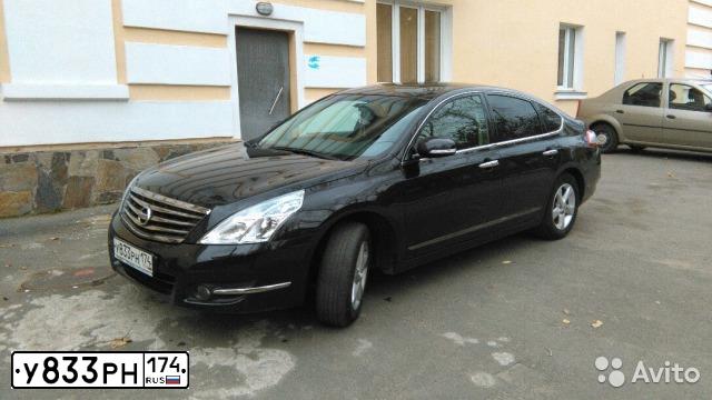 Фото автомобиля NISSAN TEANA, 2012 — госномер О347ЕС702. Цвет: ЧЕРНЫЙ