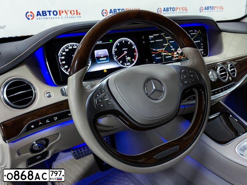 Фото автомобиля MERCEDES S-KLASSE, 2014 — госномер Е007ЕС180. Цвет: ЧЕРНЫЙ