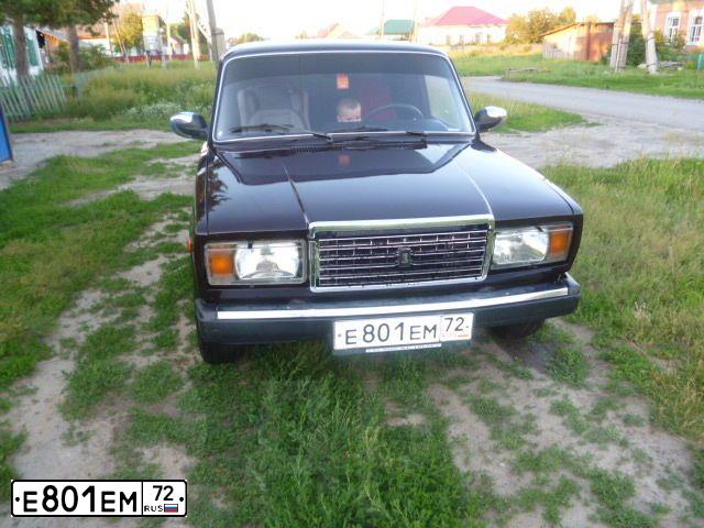 Фото автомобиля LADA 2107 LADA, 1996 — госномер Е801ЕМ72. Цвет: Коричневый