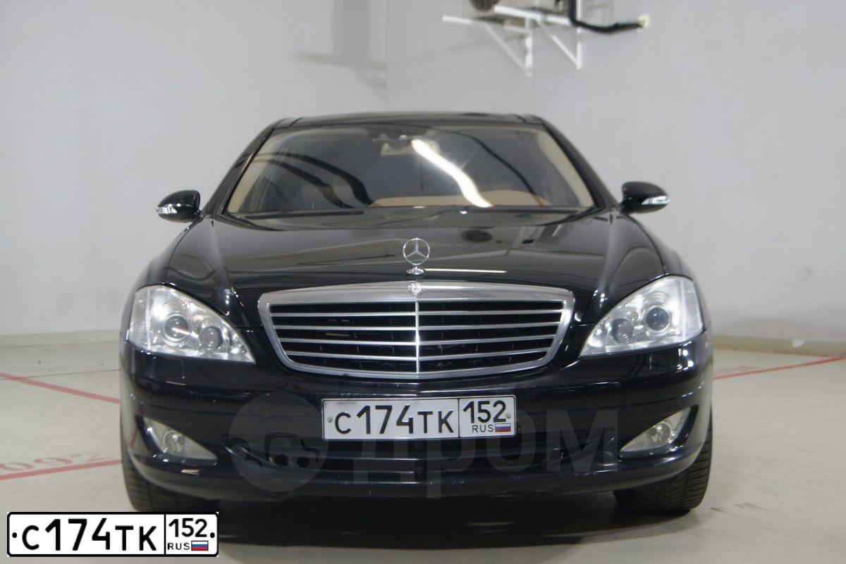 Фото автомобиля MERCEDES S-KLASSE, 2009 — госномер К823ТХ790. Цвет: ЧЕРНЫЙ