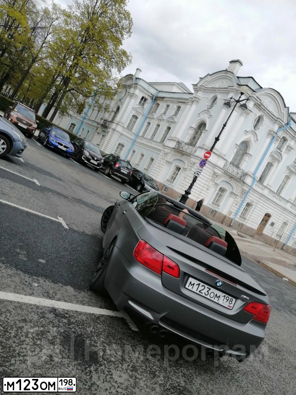 Фото автомобиля BMW M3, 2008 — госномер Т932ЕВ98. Цвет: Белый