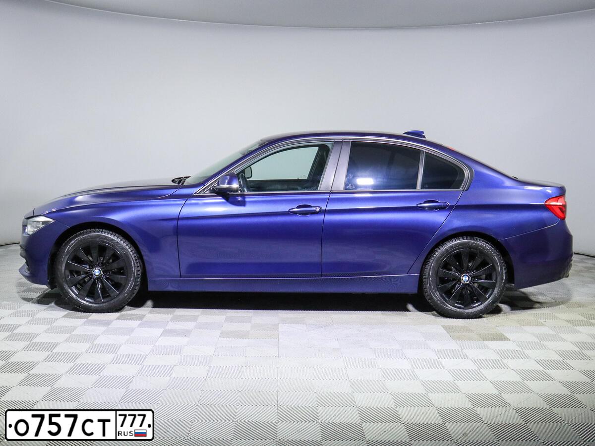 Фото автомобиля BMW SERIE 3, 2016 — госномер Х373ХР790. Цвет: синий