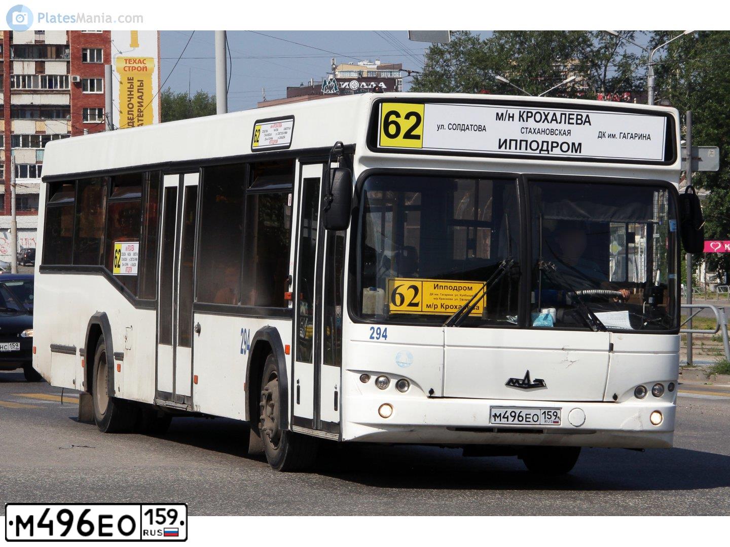 Фото автомобиля MAZ 103, 2011 — госномер Х891МВ136. Цвет: Белый