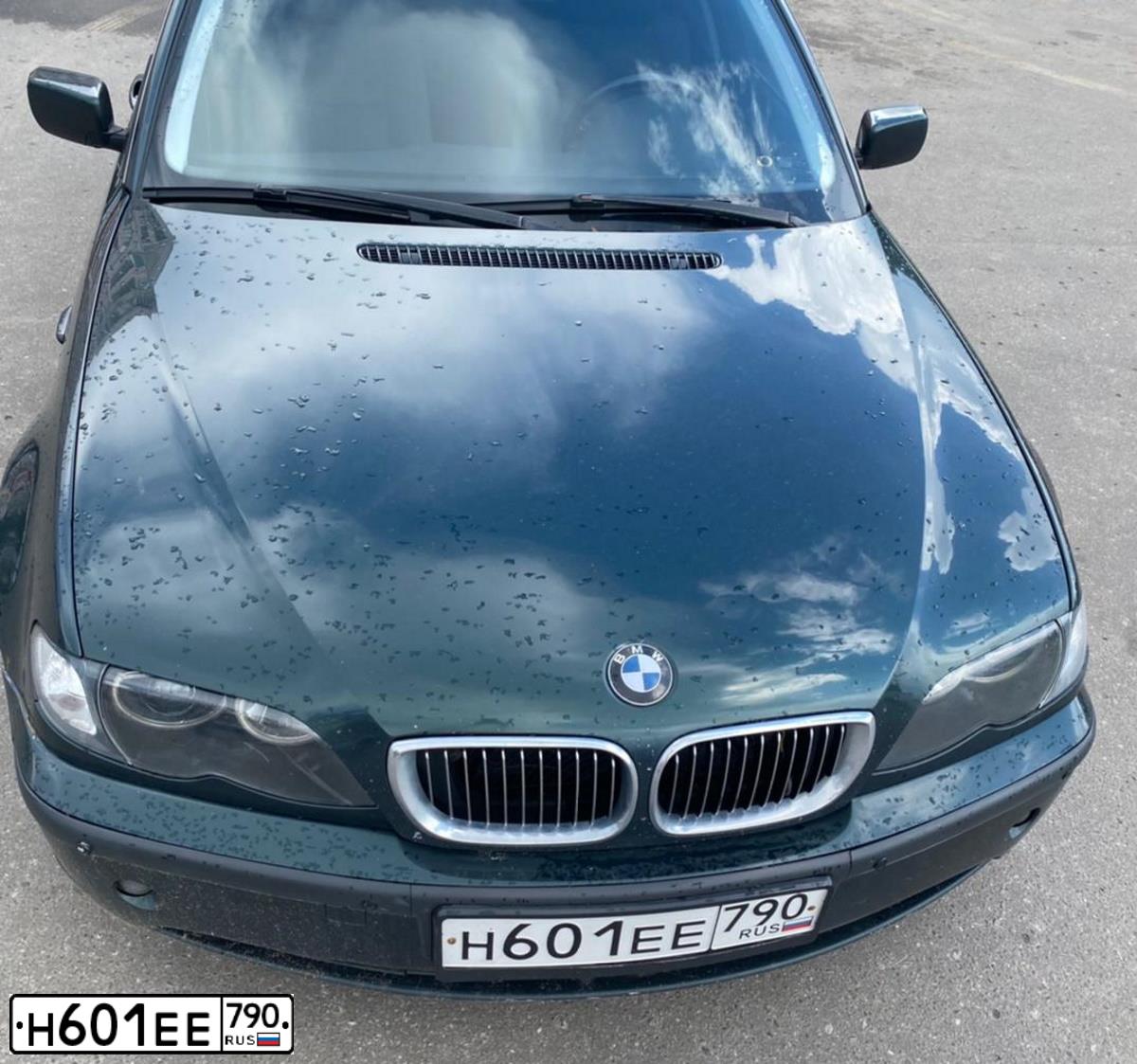 Фото автомобиля BMW SERIE 3, 2001 — госномер Н601ЕЕ790. Цвет: Темно-зеленый
