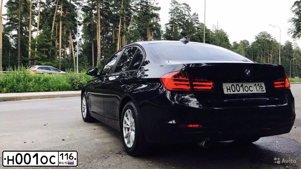 Фото автомобиля BMW SERIE 3, 2014 — госномер О772СТ716. Цвет: ЧЕРНЫЙ