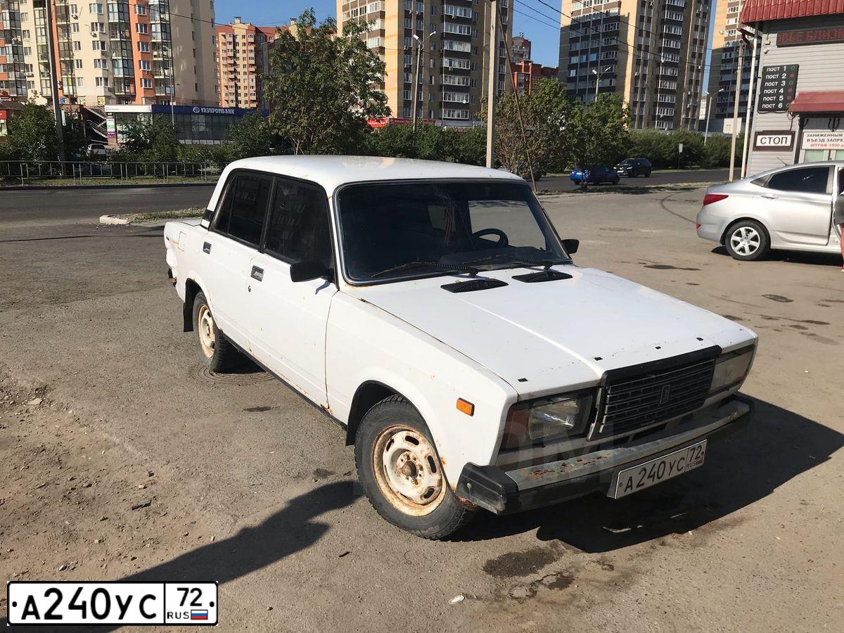Фото автомобиля LADA 2107, 2004 — госномер А240УС72. Цвет: ЯРКО-БЕЛЫЙ