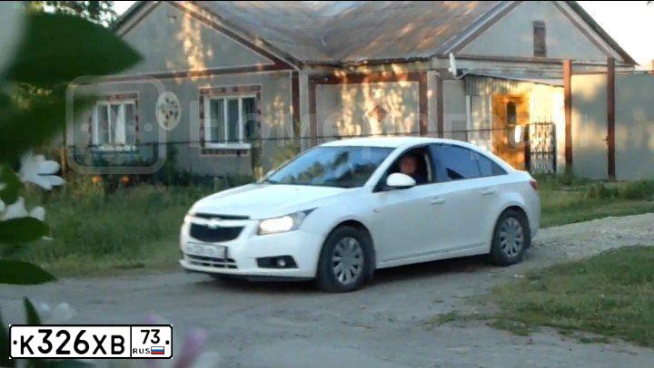 Фото автомобиля CHEVROLET CRUZE, 2012 — госномер К326ХВ73. Цвет: Белый