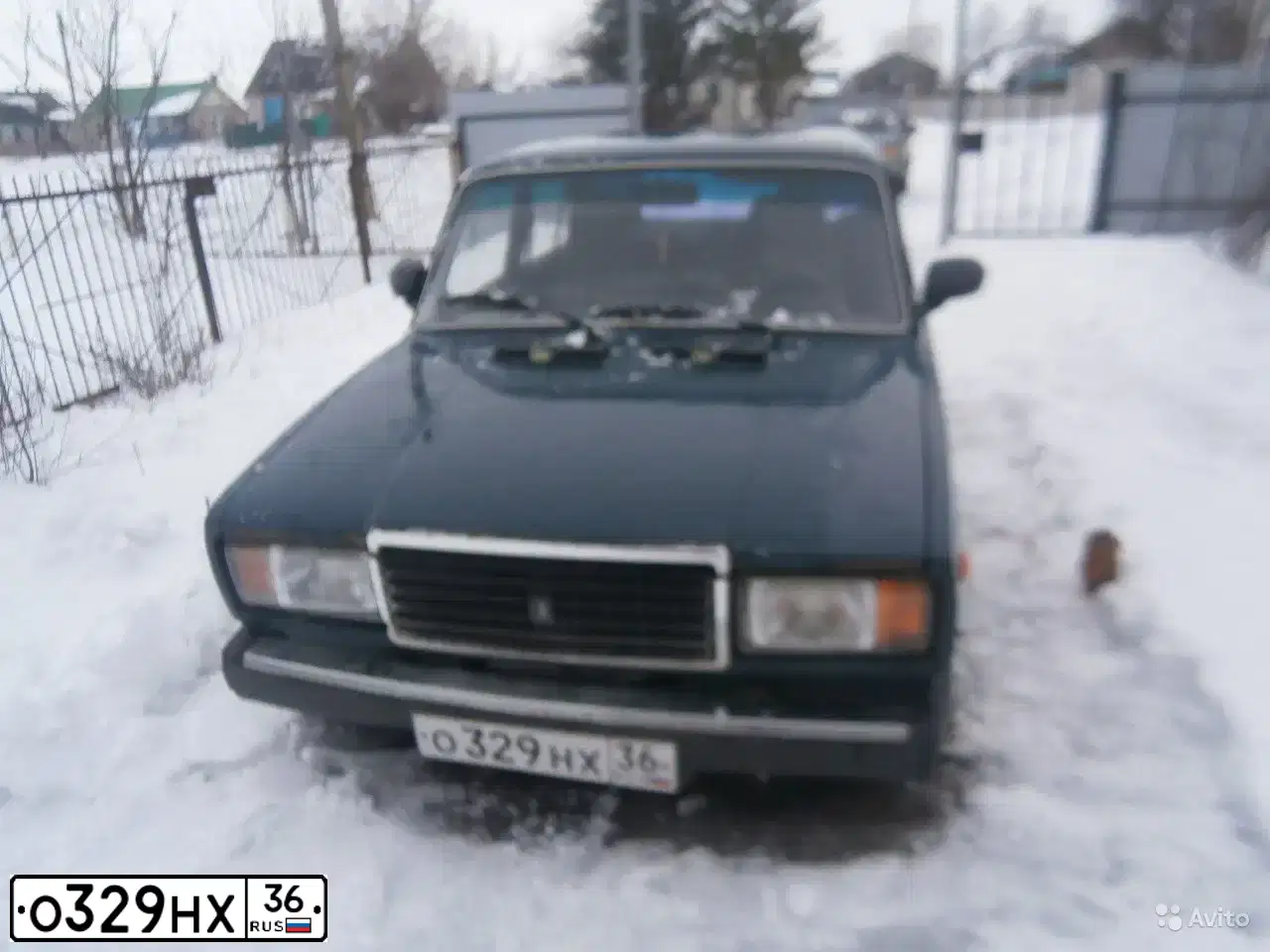 Фото автомобиля LADA 2107, 2003 — госномер Н442ЕХ36. Цвет: Сине-зеленый