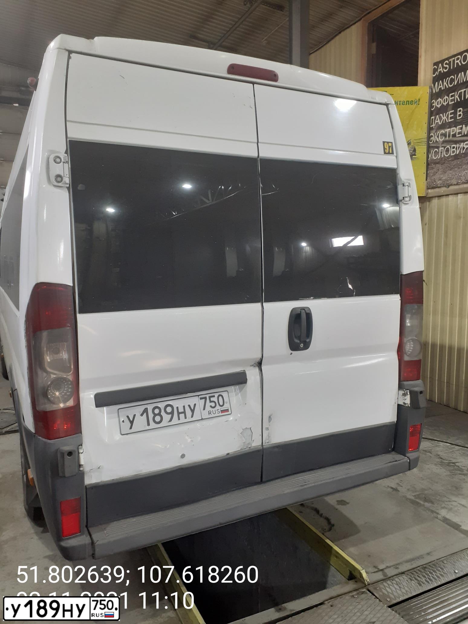 Фото автомобиля FIAT DUCATO, 2013 — госномер Х169НВ03. Цвет: Белый