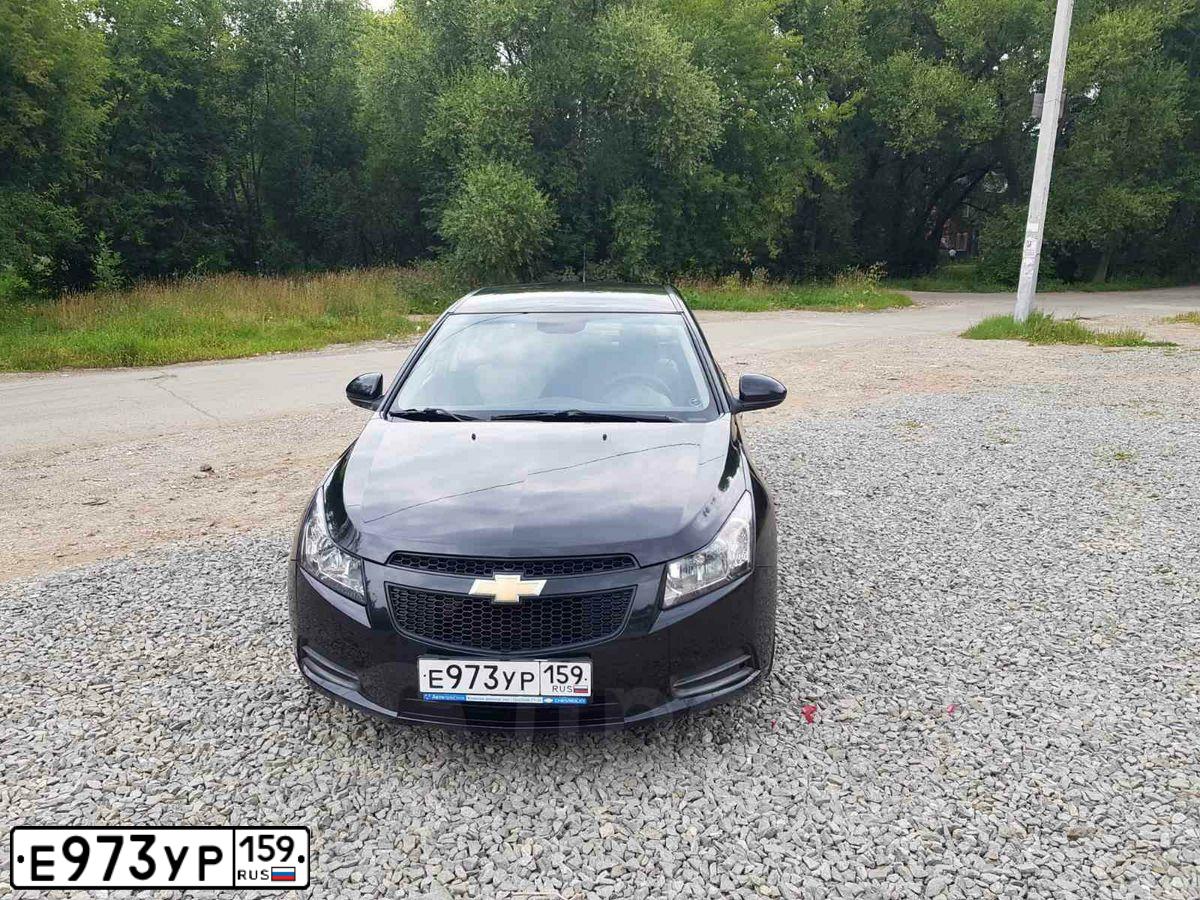 Фото автомобиля CHEVROLET CRUZE, 2012 — госномер Р984СА159. Цвет: ЧЕРНЫЙ МЕТАЛЛИК