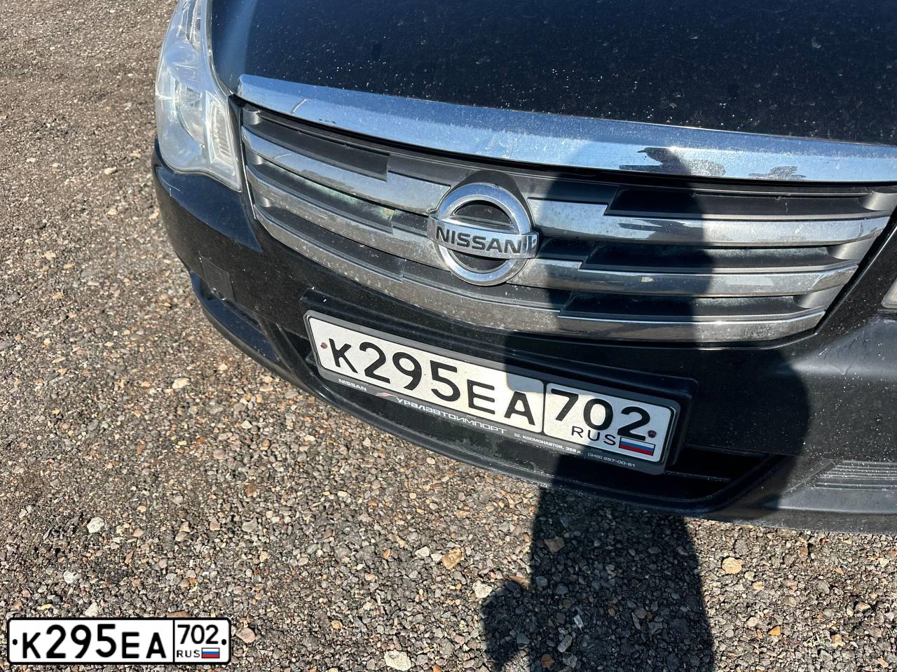 Фото автомобиля NISSAN ALMERA /AVTOVAZ/, 2015 — госномер В446ОВ156. Цвет: ЧЕРНЫЙ
