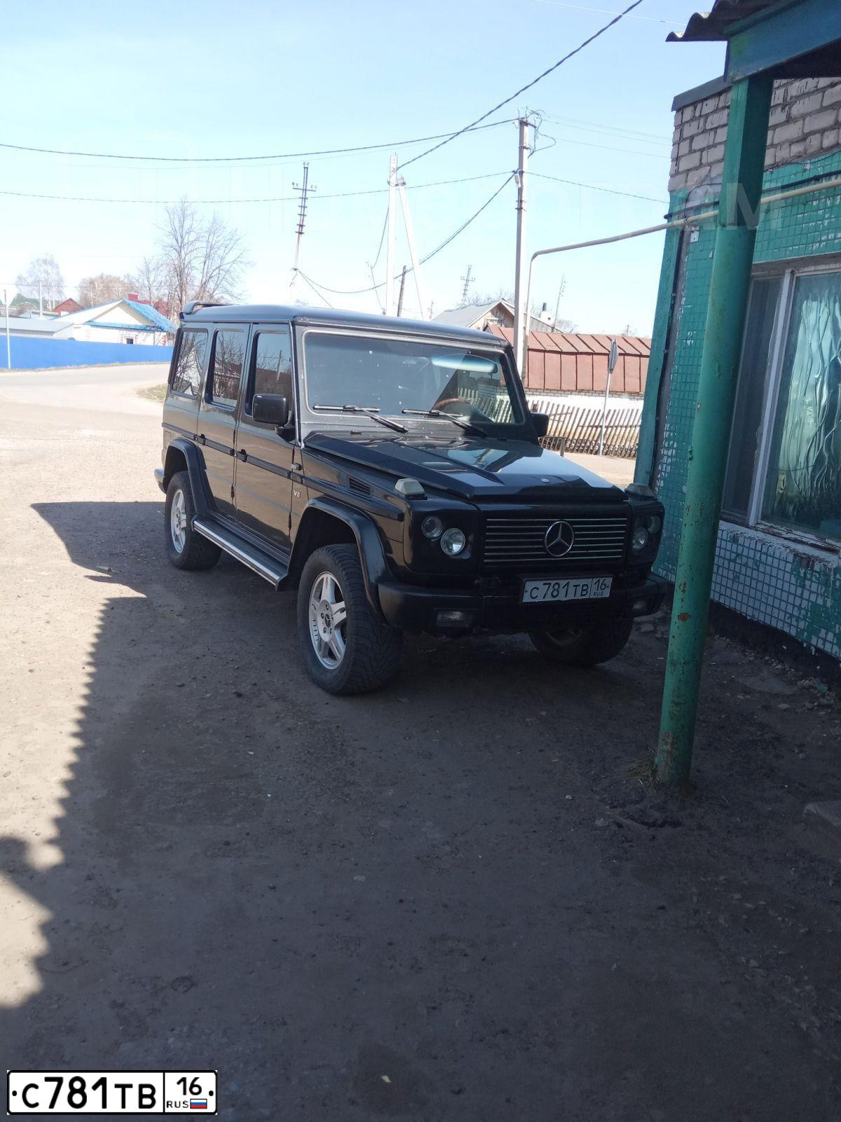 Фото автомобиля MERCEDES G-KLASSE, 1999 — госномер С781ТВ16. Цвет: ЧЕРНЫЙ
