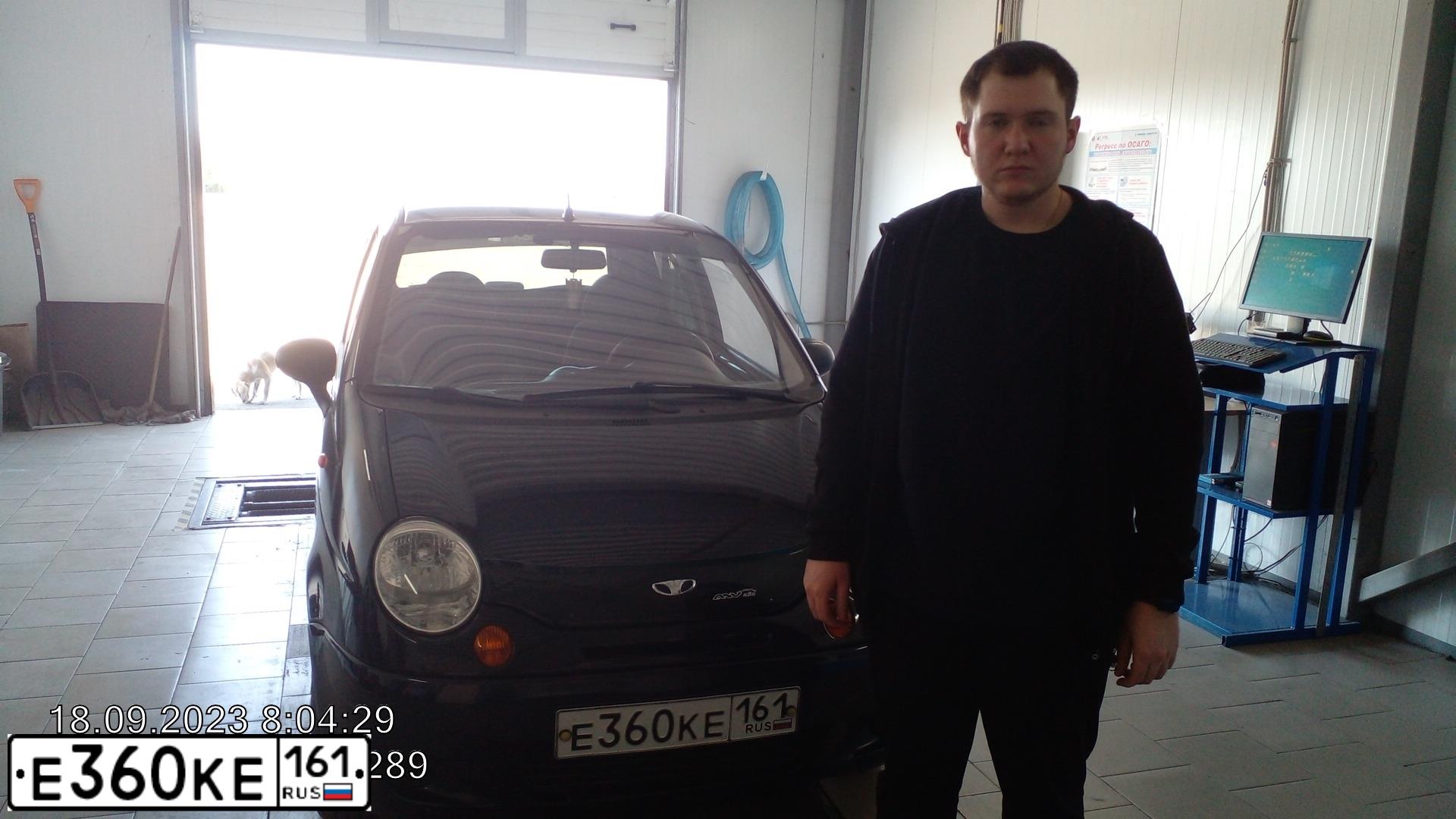 Фото автомобиля DAEWOO MATIZ, 2009 — госномер С676ВХ181. Цвет: Темно-синий