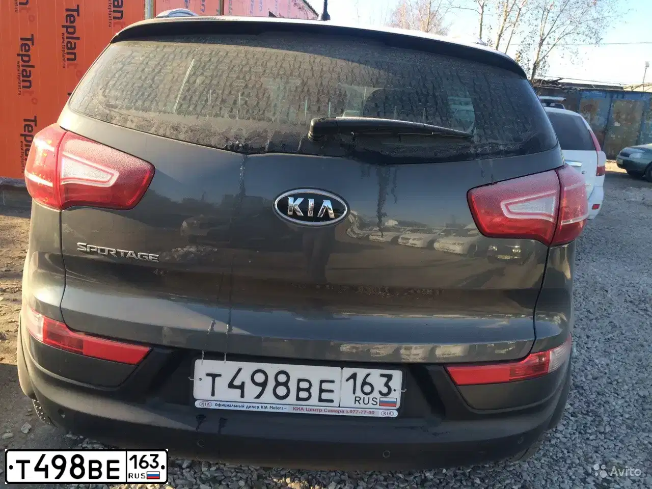 Фото автомобиля KIA SPORTAGE, 2012 — госномер А446МК763. Цвет: Серебристый