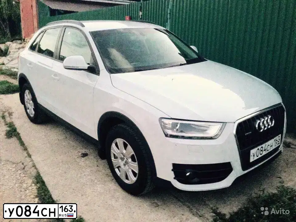 Фото автомобиля AUDI Q3, 2014 — госномер У084СН163. Цвет: БЕЛЫЙ