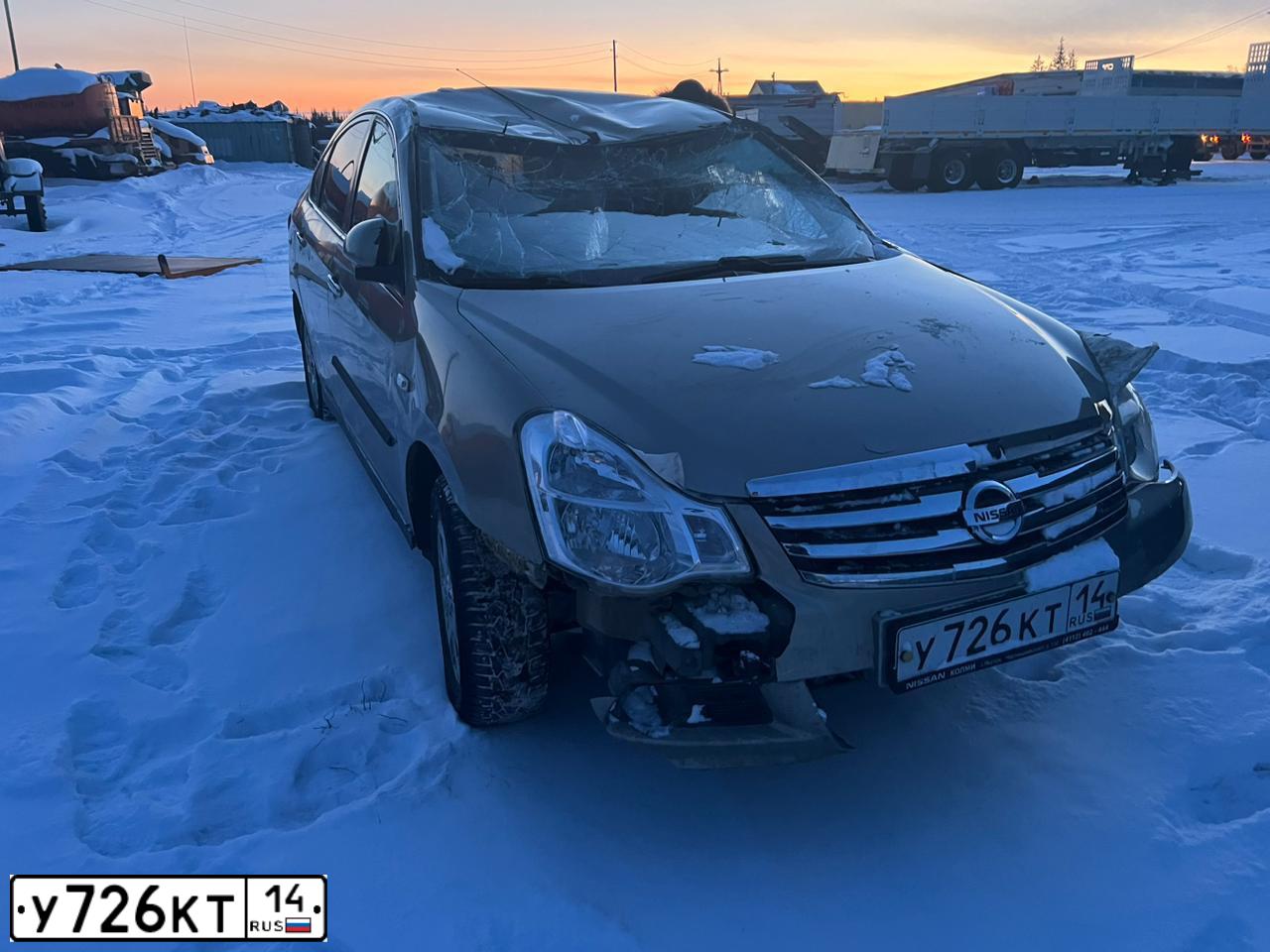 Фото автомобиля NISSAN ALMERA, 2014 — госномер У396НК14