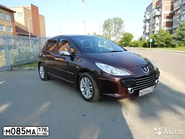 Фото автомобиля PEUGEOT 307, 2006 — госномер С047ТН39. Цвет: ФИОЛЕТОВЫЙ