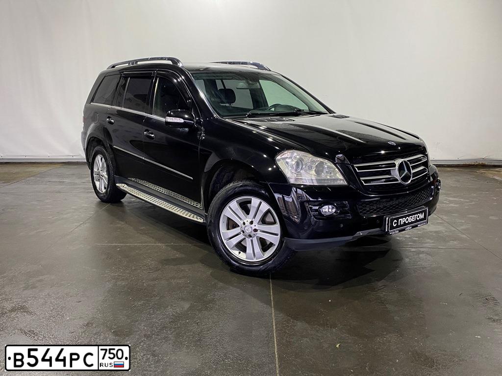 Фото автомобиля MERCEDES GL-KLASSE, 2008 — госномер В544РС750. Цвет: ЧЕРНЫЙ