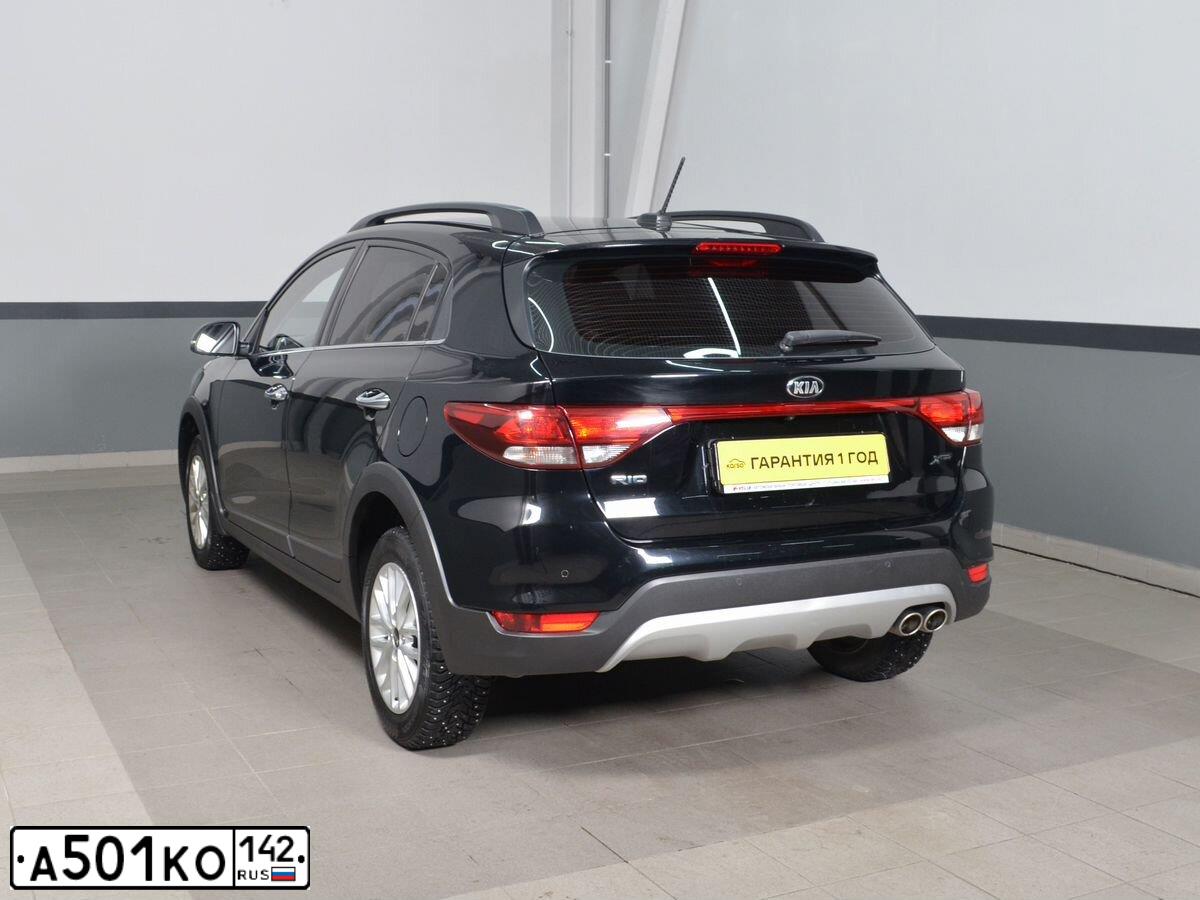 Фото автомобиля KIA RIO, 2019 — госномер А501КО142. Цвет: ЧЕРНЫЙ