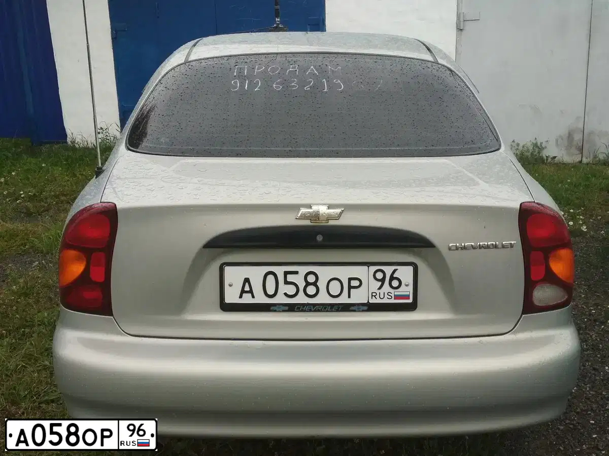 Фото автомобиля ZAZ LANOS, 2006 — госномер О633ОА196. Цвет: СЕРЕБРИСТЫЙ
