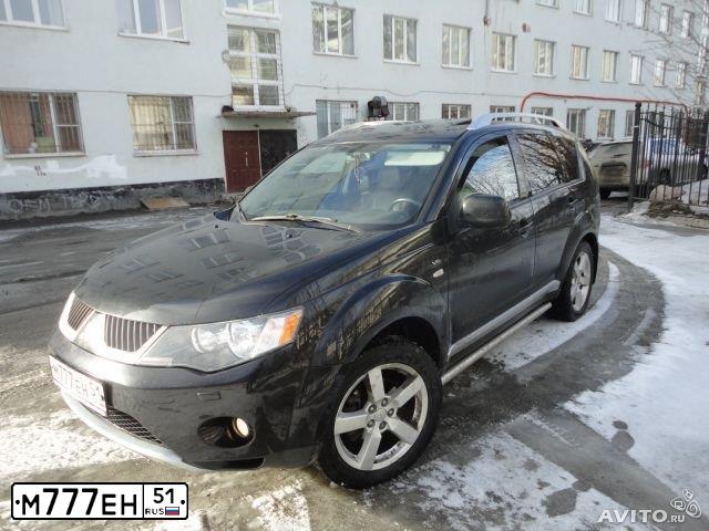 Фото автомобиля MITSUBISHI OUTLANDER, 2007 — госномер А883ЕУ180. Цвет: ЧЕРНЫЙ