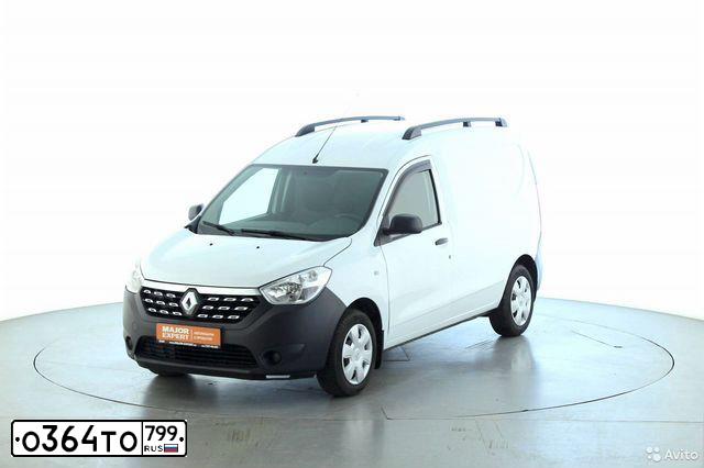 Фото автомобиля RENAULT DOKKER, 2018 — госномер М055АР977. Цвет: Белый