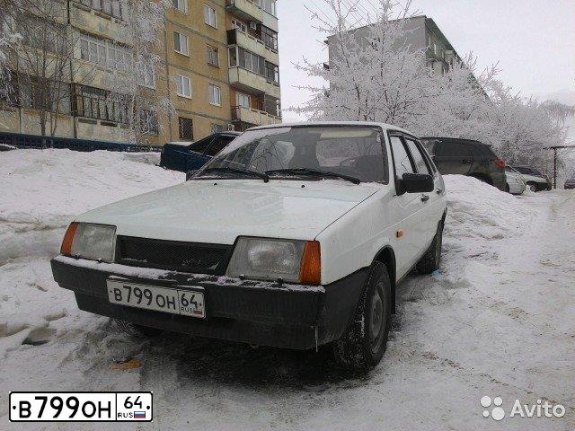 Фото автомобиля LADA 2109 SAMARA, 1999 — госномер В799ОН64. Цвет: БЕЛЫЙ