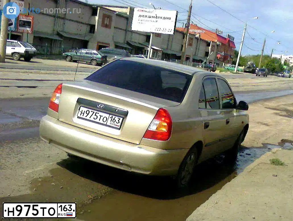 Фото автомобиля TAGAZ ACCENT, 2005 — госномер К759МК123. Цвет: БЕЖЕВЫЙ