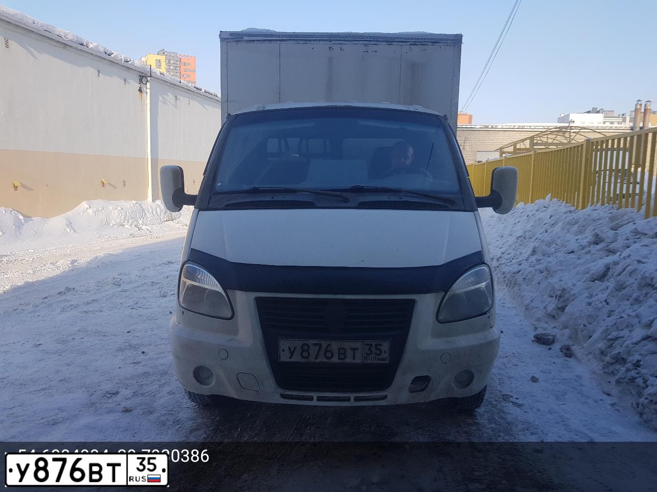 Фото автомобиля GAZ 3302 EL, 2004 — госномер М769ЕМ62. Цвет: СНЕЖНО- БЕЛЫЙ