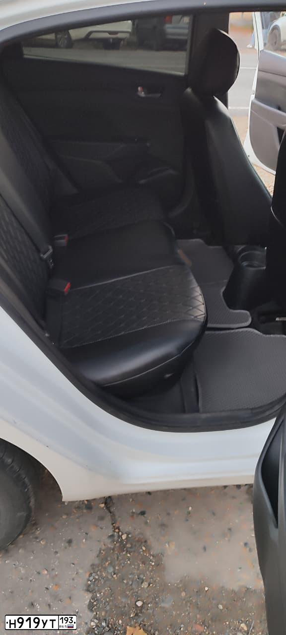 Фото автомобиля HYUNDAI SOLARIS, 2019 — госномер Х172ОА761. Цвет: Белый