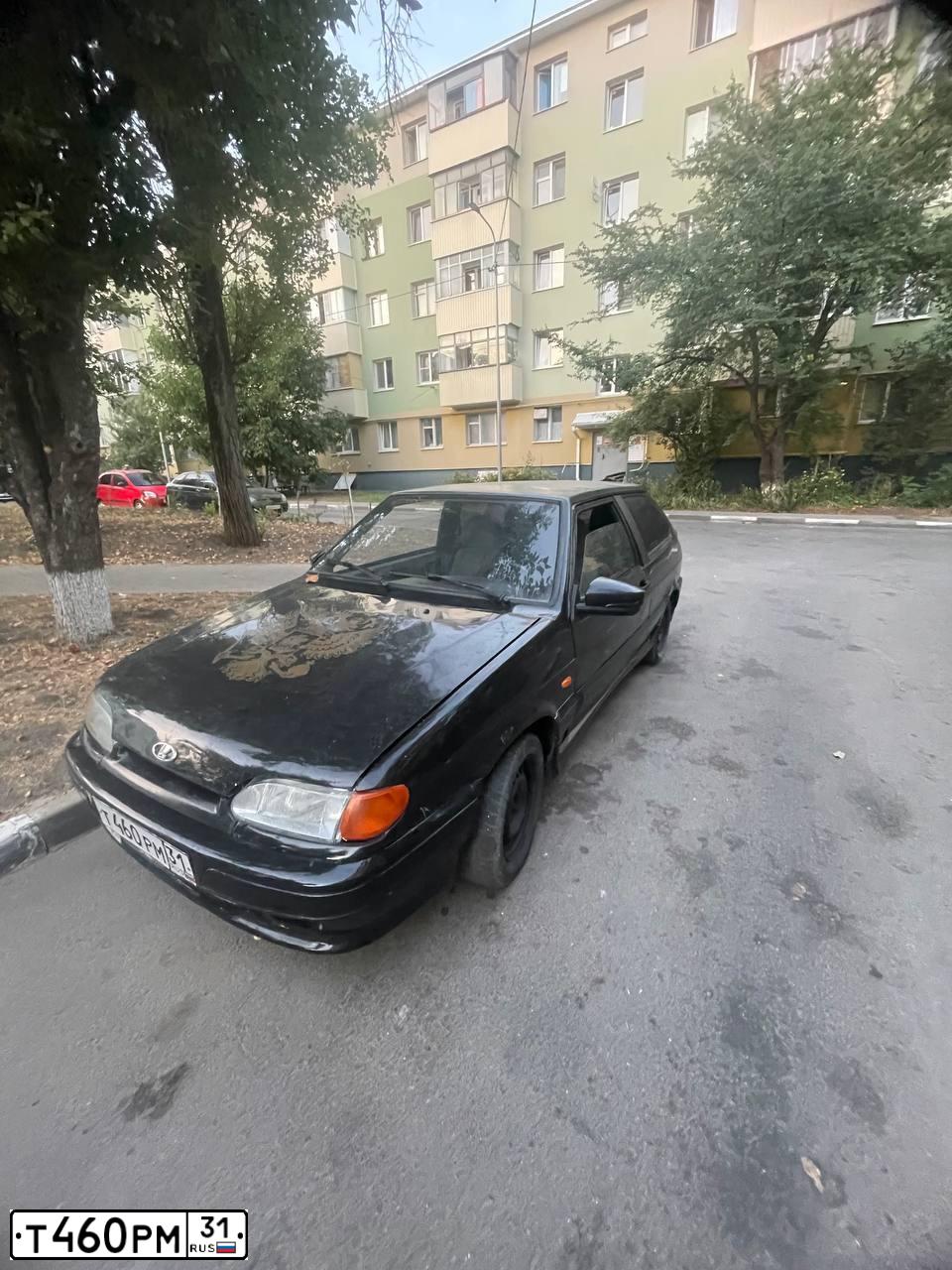 Фото автомобиля LADA 2113 SAMARA, 2008 — госномер Т460РМ31. Цвет: ЧЕРНЫЙ