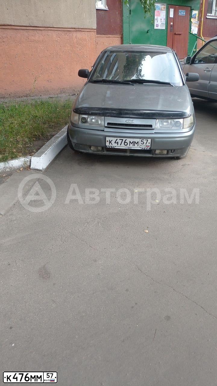 Фото автомобиля LADA 2112, 2005 — госномер К476ММ57. Цвет: СЕРО-ЗЕЛЕНЫЙ МЕТАЛЛИК