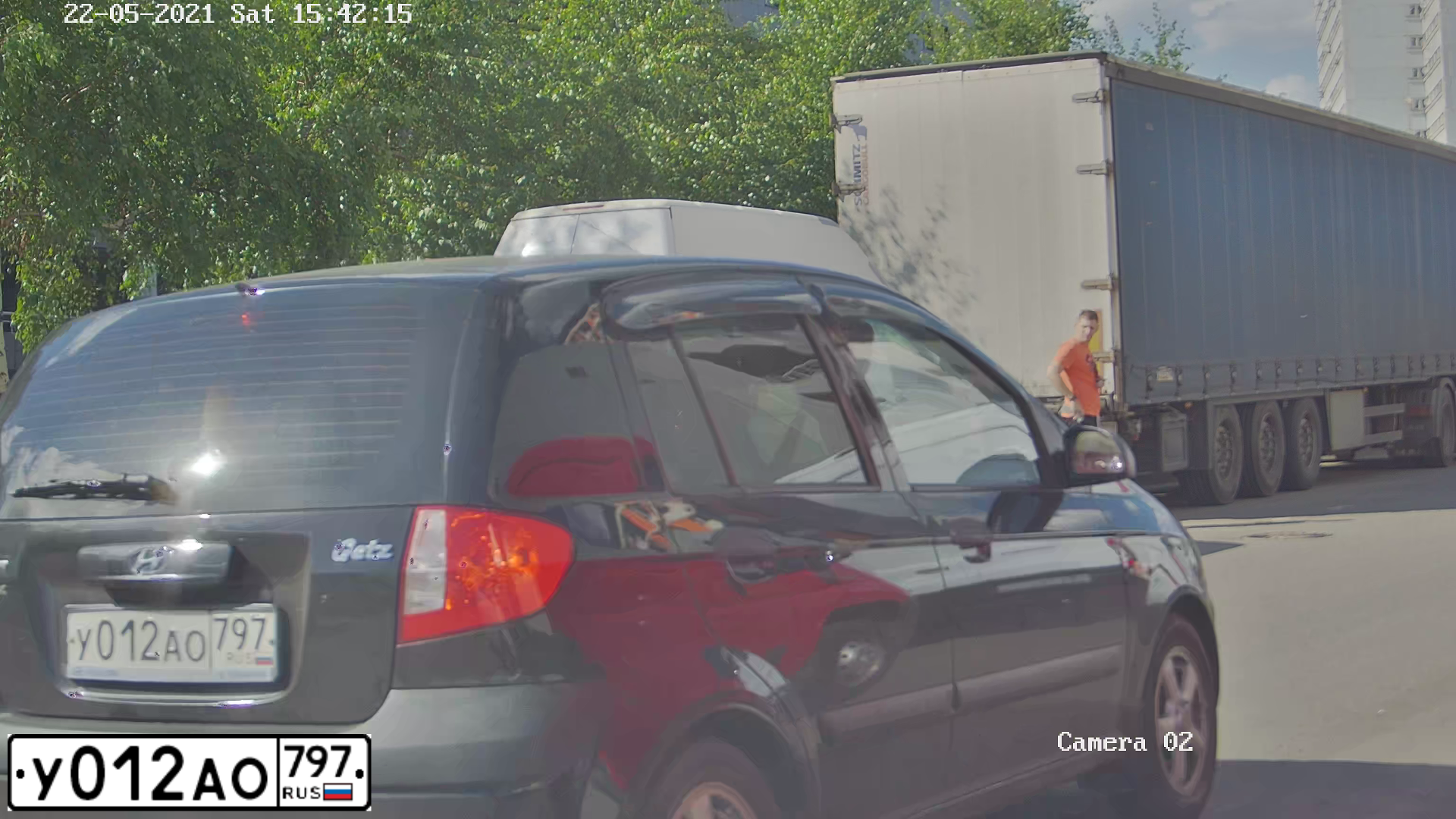 Фото автомобиля HYUNDAI GETZ, 2008 — госномер Т406ТР76. Цвет: ЧЕРНЫЙ