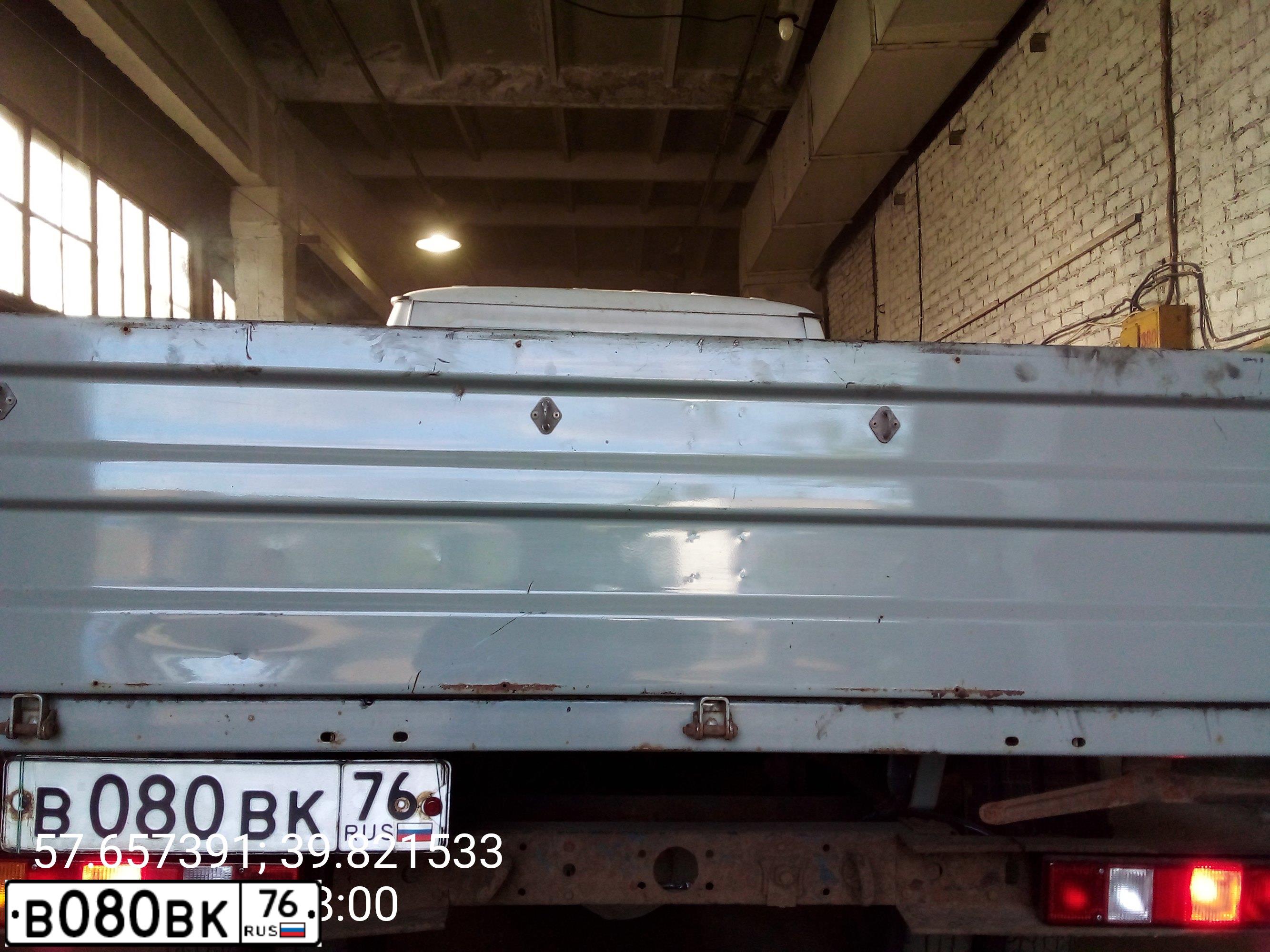 Фото автомобиля GAZ 3302 EL, 2006 — госномер В080ВК76. Цвет: Белый