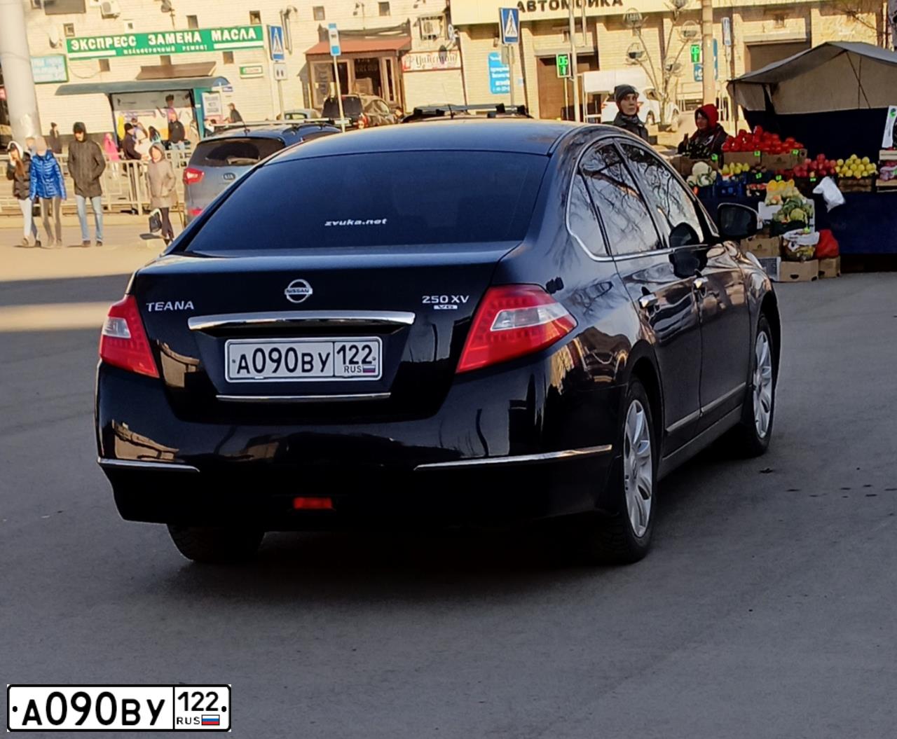 Фото автомобиля NISSAN TEANA, 2011 — госномер О461РВ154. Цвет: ЧЕРНЫЙ