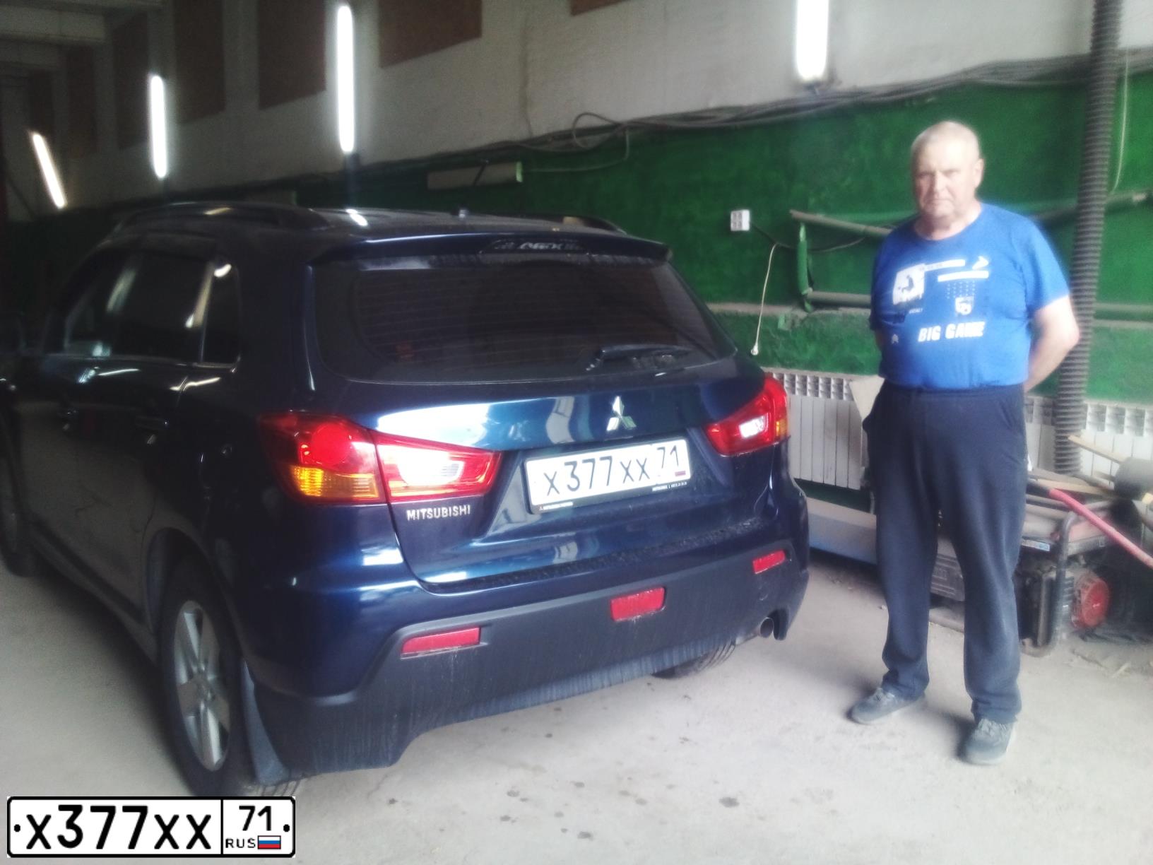 Фото автомобиля MITSUBISHI ASX, 2011 — госномер Х377ХХ71