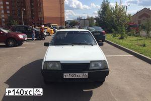 Фото автомобиля LADA 2109 SAMARA, 1997 — госномер В591РВ95. Цвет: Белый