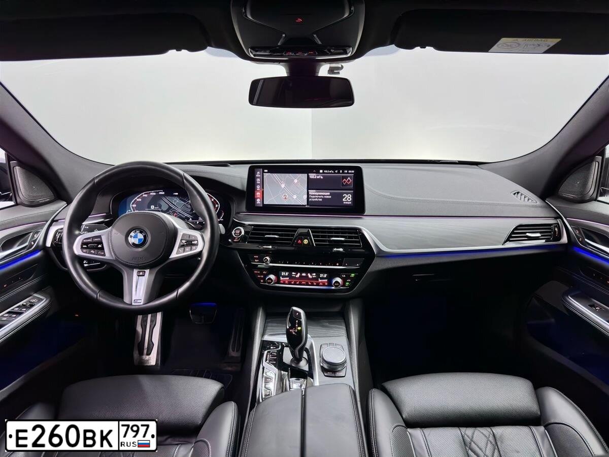 Фото автомобиля БМВ 630D XDRIVE, 2020 — госномер О596КТ977. Цвет: ЧЕРНЫЙ
