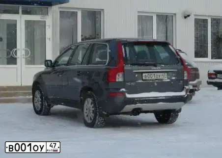 Фото автомобиля VOLVO XC90, 2007 — госномер В472УС47. Цвет: ТЕМНО-СЕРЫЙ