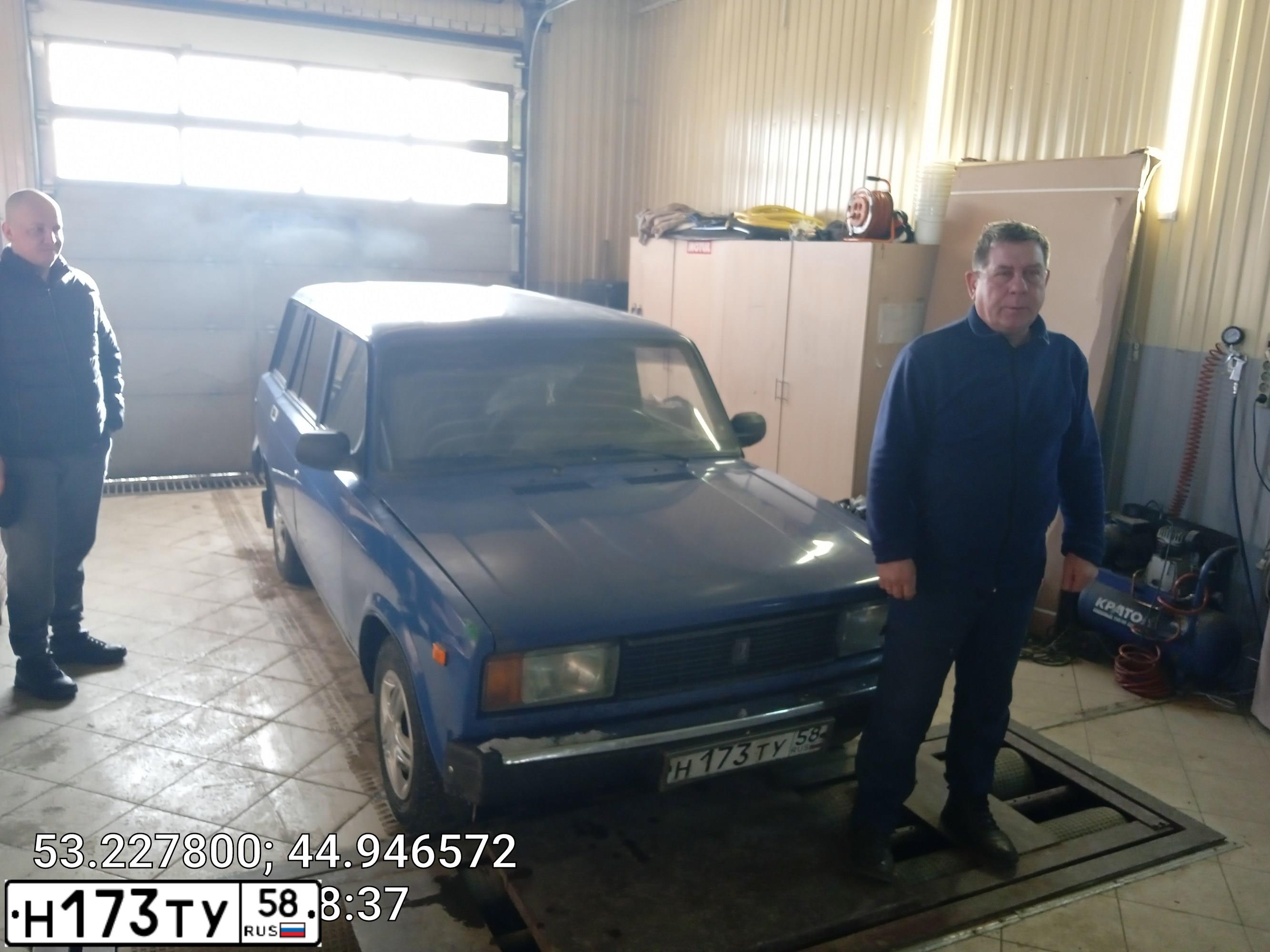 Фото автомобиля LADA 2104, 2006 — госномер Н173ТУ58. Цвет: СИНИЙ КАЛИПСО