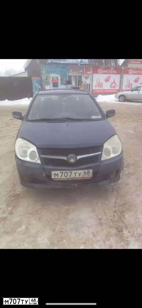 Фото автомобиля GEELY MK, 2008 — госномер М707ТУ68. Цвет: синий