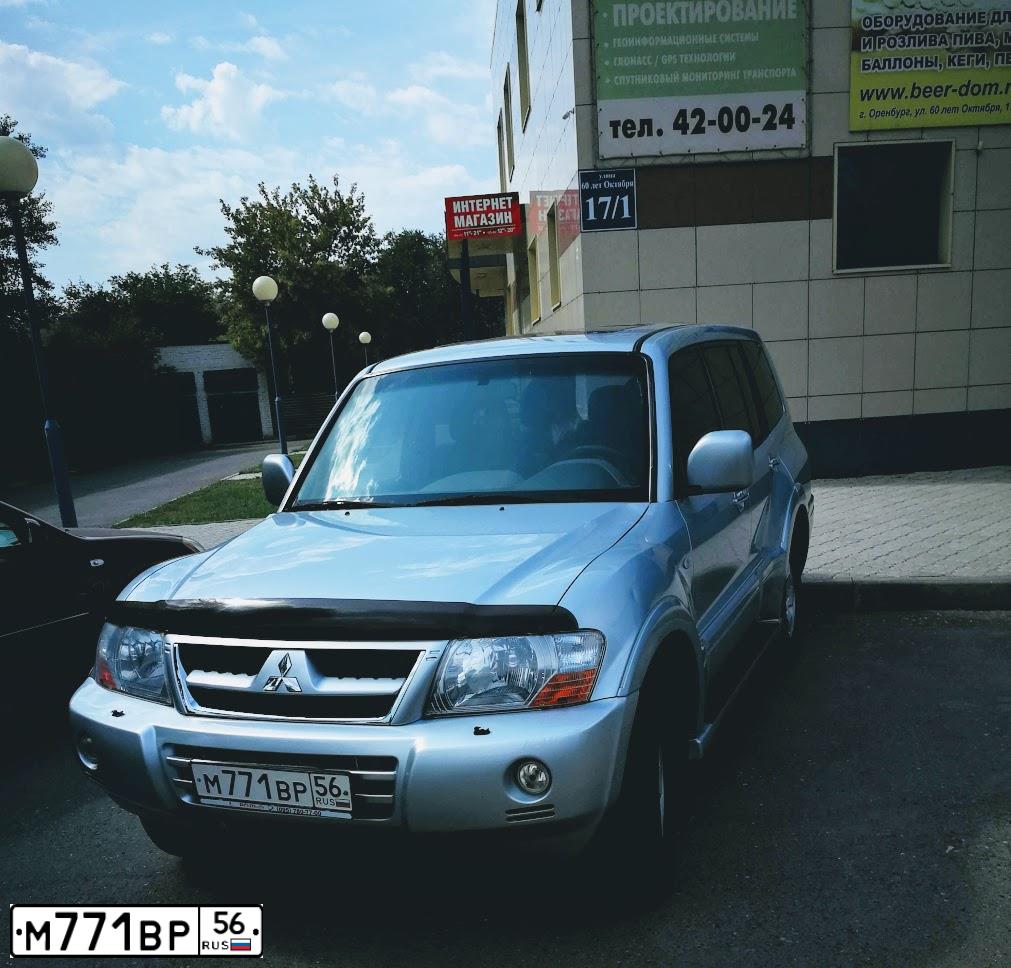 Фото автомобиля MITSUBISHI PAJERO, 2003 — госномер М771ВР56