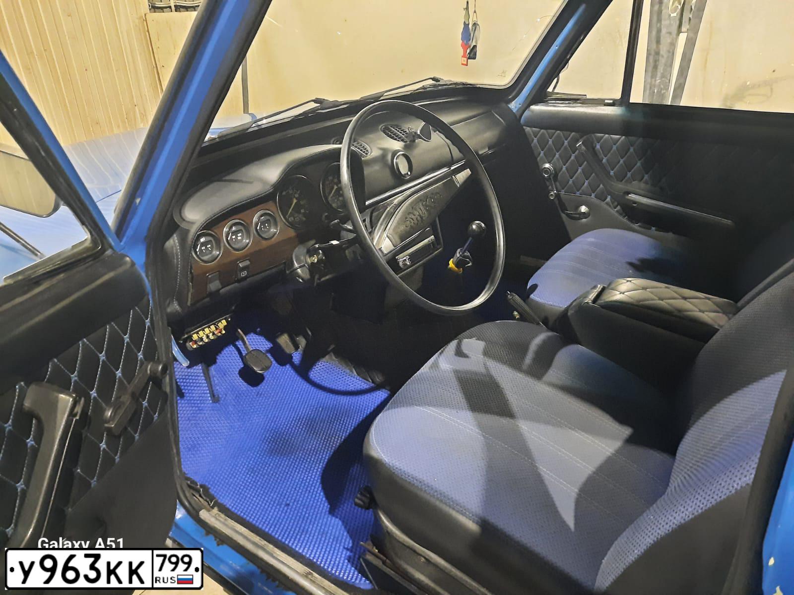 Фото автомобиля LADA 2106, 1983 — госномер О741РУ797. Цвет: синий