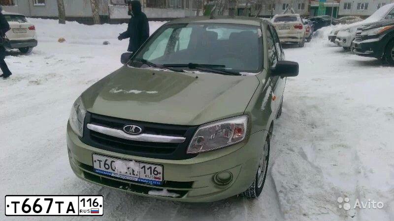 Фото автомобиля LADA GRANTA, 2014 — госномер Р760УЕ159. Цвет: СЕРЕБРИСТЫЙ