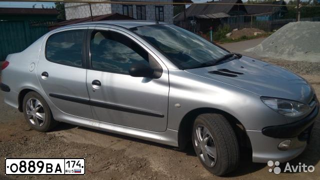 Фото автомобиля PEUGEOT 206, 2007 — госномер О889ВА174. Цвет: СЕРЕБРИСТЫЙ