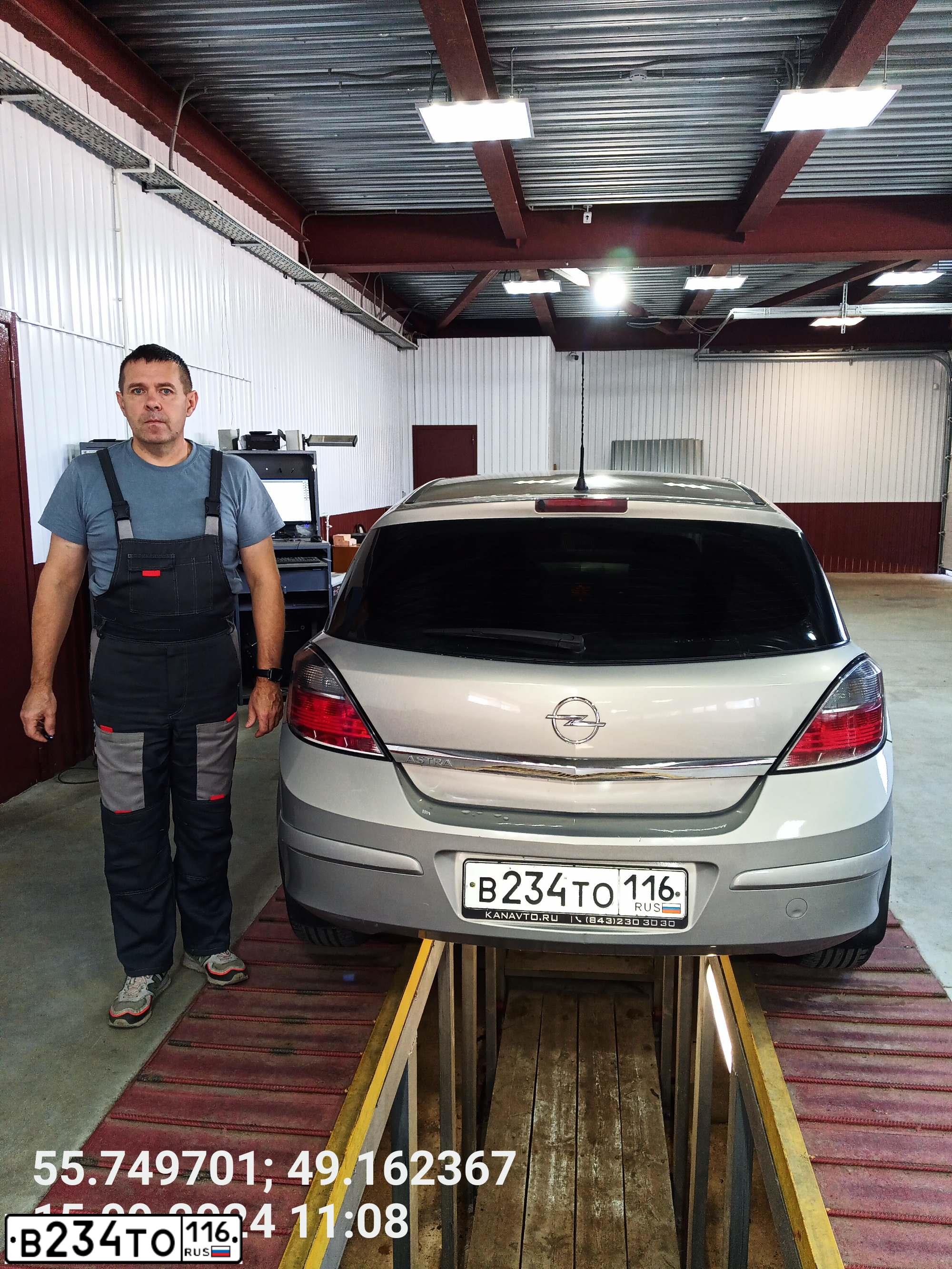 Фото автомобиля OPEL ASTRA, 2011 — госномер В234ТО116. Цвет: БЕЖЕВЫЙ