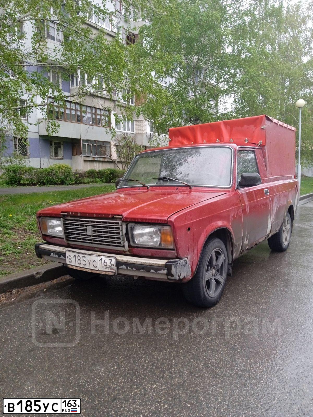 Фото автомобиля LADA 2104, 1996 — госномер В185УС163. Цвет: ТЕМНО-БОРДОВЫЙ