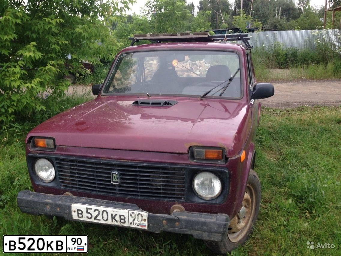 Фото автомобиля LADA 2121 NIVA, 1999 — госномер В520КВ90. Цвет: КРАСНЫЙ ТЕМНЫЙ